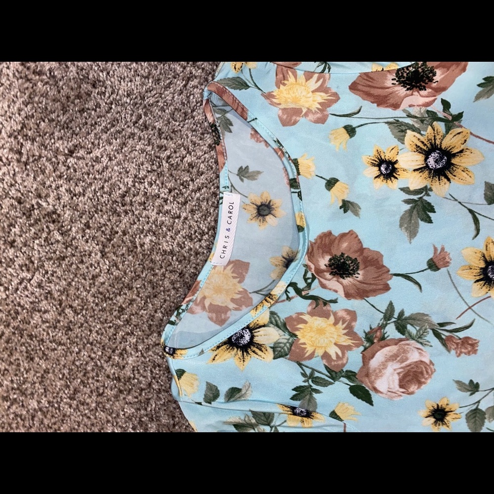Chris and Carol floral dress